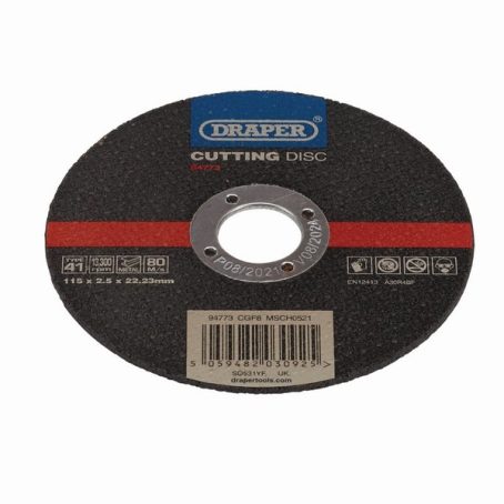 METAL CUTTING DISC FLAT 115MM