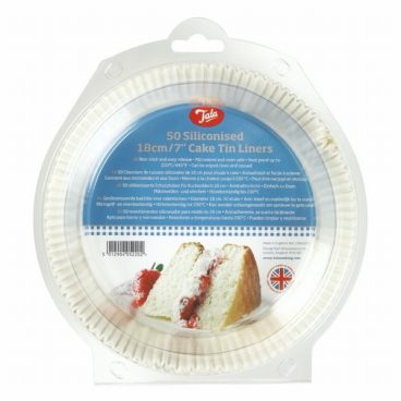 CAKE TIN LINERS 7IN PK50 TALA