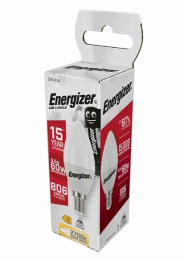 Energizer – Candle Opal Bulb Warm White – 60W SES/B15