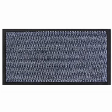 DOORMAT JVL BARRIER COMMODORE RUNNER BLUE/BLACK 80X140CM