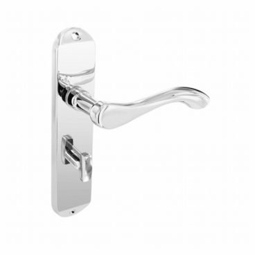 HANDLES LATCH BATHROOM EUROPA CHROME SMITHS