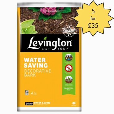 Levington – Water Saving Bark Chips 75L (5 For £35)