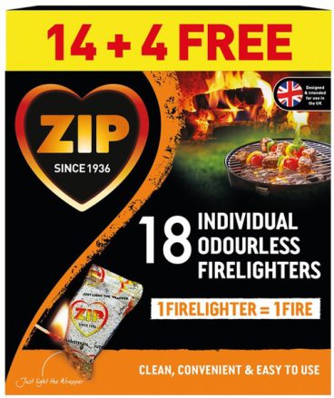Zip – Wrapped Firelighters 18 Pack (3 FOR £8)