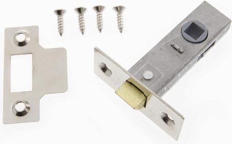 STERLING MORTICE LATCH NICKLE 75MM