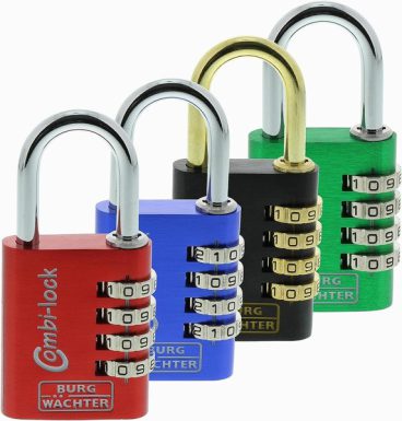 PADLOCK BURG COMBI ALUMINIUM 30MM