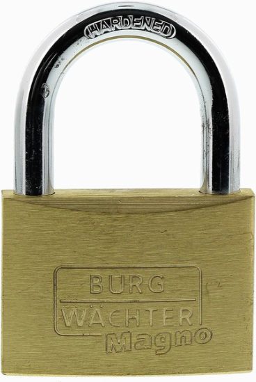 PADLOCK BURG BRASS 60MM n/r