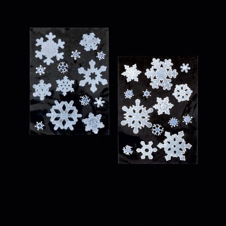 Snowflake Window Sticker Set 13 Pack - Image 2