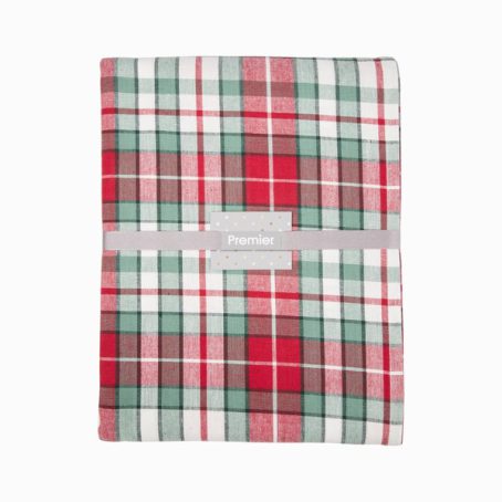 XMAS TABLE CLOTH TARTAN 2MX 1.3M