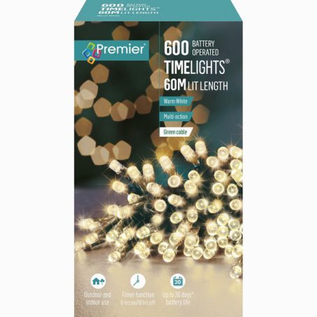 Premier - 600 LED Battery TimeLights Warm 60M - Image 2