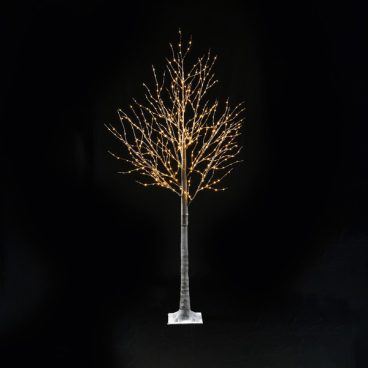 TREE BIRCH LED BROWN SNOW OUTDOOR/INDOOR 600 LED WARM 1.8M