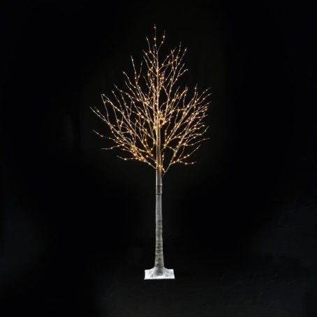 TREE BIRCH LED BROWN SNOW OUTDOOR/INDOOR 600 LED WARM 1.8M