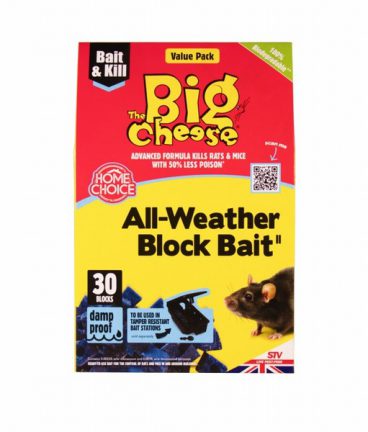 Big Cheese – Rat Killer All Weather Blocks 30x10g