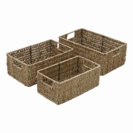 SEAGRASS STORAGE BOXES SET3*
