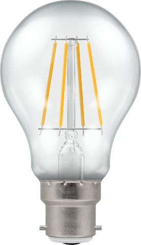 Crompton – GLS Clear Bulb Warm White Dimmable – 60W BC/B22