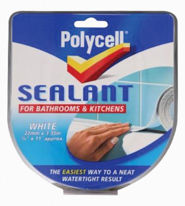 POLYCELL SEALSTRIP WHITE 22MM