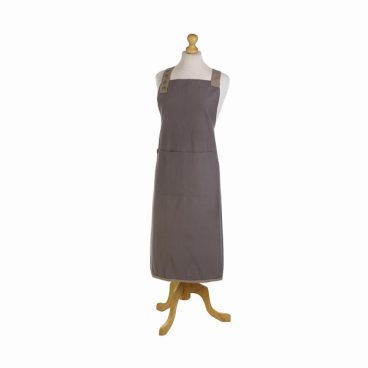 APRON SMITHFIELD GREY COTTON