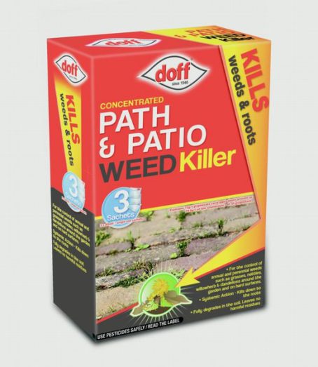 Doff Path & Patio Weedkiller 3 Sachet 3 x 80ml Concentrate