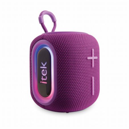 SPEAKER WIRELESS 5W LED PURPLE ITEK