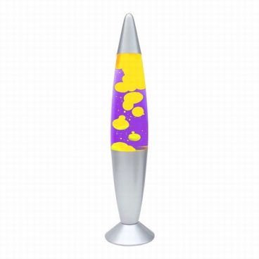 LAVA LAMP PURPLE & YELLOW