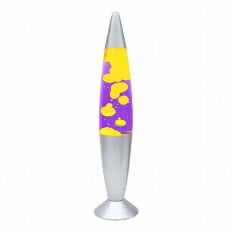 LAVA LAMP PURPLE & YELLOW