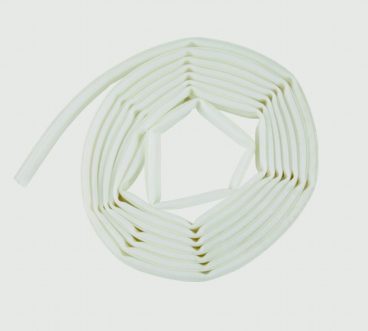 Woodside TPE Rubber Strip Draught Excluder Omega Section 6m Whit