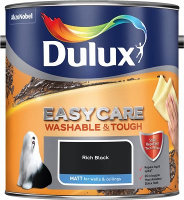 Dulux Easycare Matt Emulsion – Rich Black 2.5L