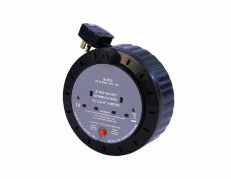 Cassette Extension Reel - 4Gang 5Metre 10Amp
