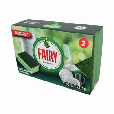 FAIRY NON SCRATCH SCOURER SPONGE PK2