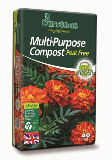 Durstons – Peat Free Compost 40l (3 FOR £18)
