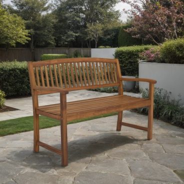 mica04/25 BENCH ACACIA 2 SEATER BLACK (2025)