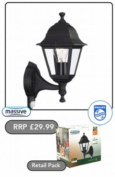 ALUMINIUM COACH LANTERN & PIR