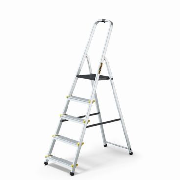 STEP LADDER 5 TREAD ALUMINIUM