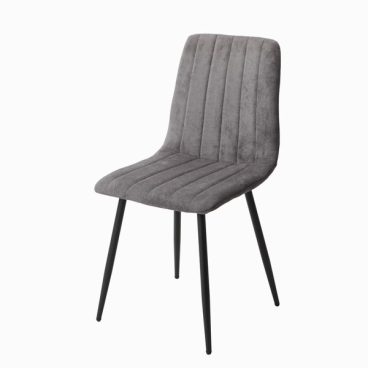 ASPEN PADDED CHAIR GREY (FLAT)