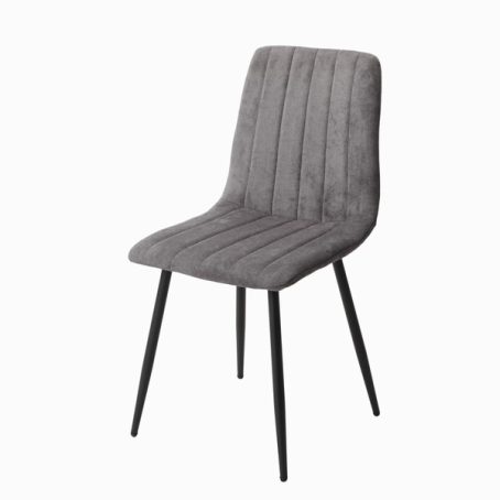 ASPEN PADDED CHAIR GREY (FLAT)
