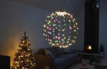 144 LED Twinkle Orb, Colour Changing 30cm, LV