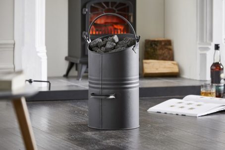 Inglenook - Coal Hod Black Ellipse 16"