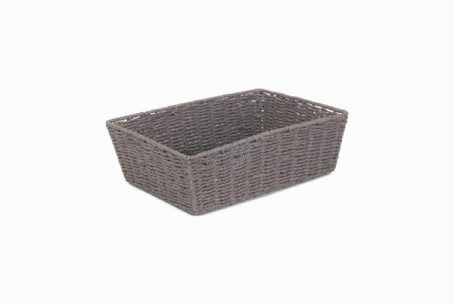 PAPER ROPE TRAY XTRA LARGE GREY