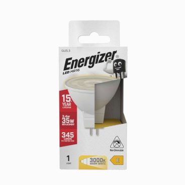 Energizer – GU5.3 Spot Light Bulb Warm White – 35W