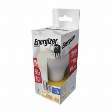 Energizer – GLS Opal Bulb Warm White Dimmable – 40W ES/E27