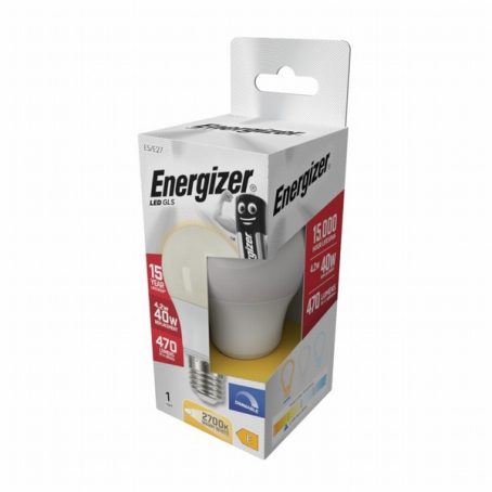 Energizer - GLS Opal Bulb Warm White Dimmable - 40W ES/E27
