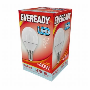Eveready – Golf Opal Bulb Daylight – 40W SES/E14