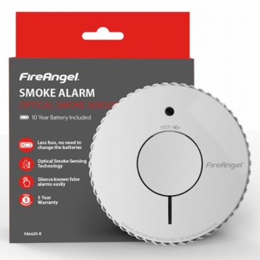 SMOKE ALARM FIREANGEL OPTICAL 10YR LIFE*