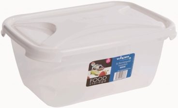 Wham Rectangular Food Storage White 2L