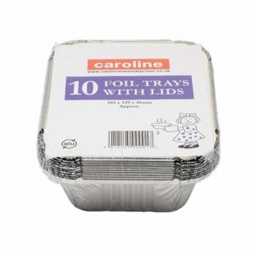FOIL TRAY CAROLINE 1001 PK10