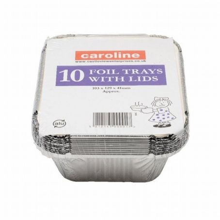FOIL TRAY CAROLINE 1001 PK10