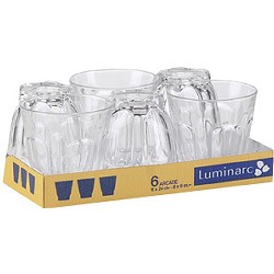 GLASSES MIXER TUMBLER PK6 LUMINARC n/r