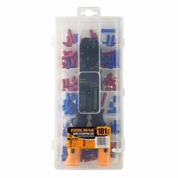 Toolmak Wire Stripper & Terminals Set