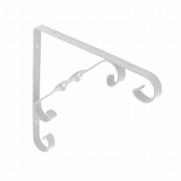 BRACKET ORNAMENTAL WHITE 8IN