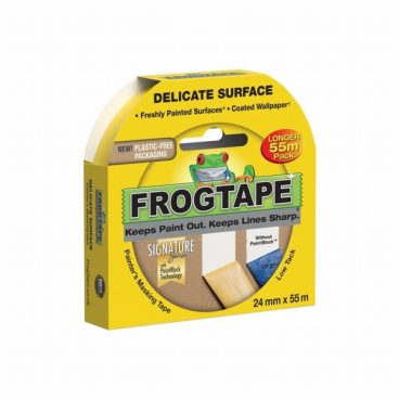 MASKING TAPE FROG DELICATE YELLOW 24MM