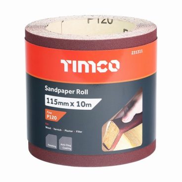 ROLL ALI/OXIDE RED P120 115MM